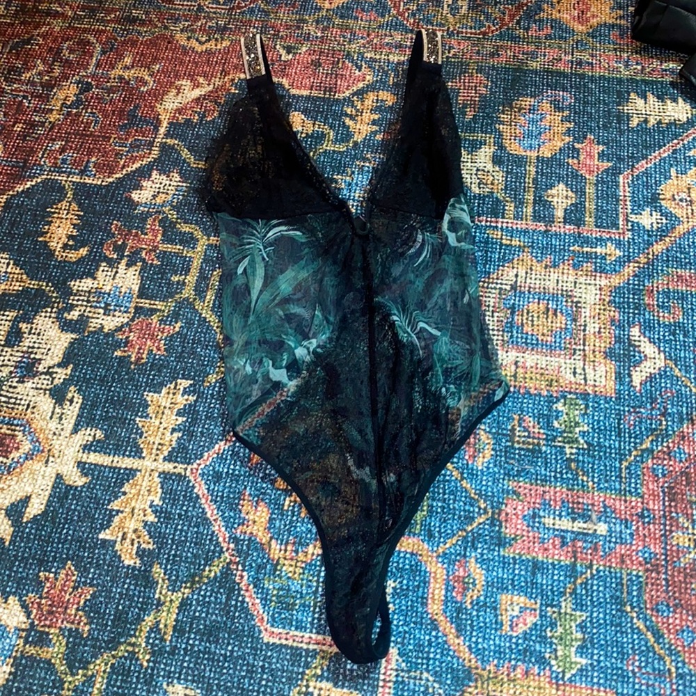 Victoria Secret Rhinestone Body Suit